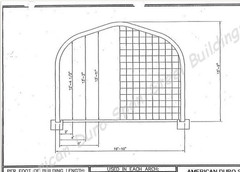 20x30x16 Engineered Steel Building Kit | DuroSPAN Clear-Span Arch Open DIY Ends