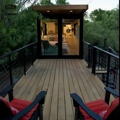 2 Story Luxury Container Home 34.5ft X 8ft With Balcony