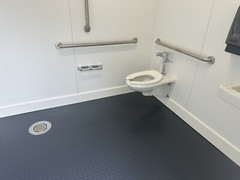 Restroom shipping container Conex Portable bathroom