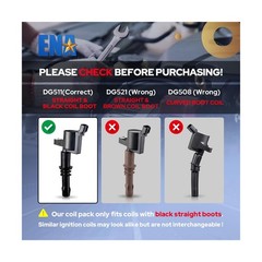 ENA 8 Ignition Coil Pack and Iridium Spark Plug Set 2005-2008 Compatible with…