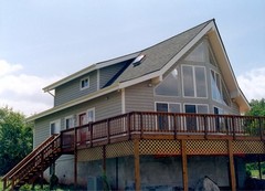 Pre-panelized stick lumber & sheathing house building kit deliverd anywhere FREE