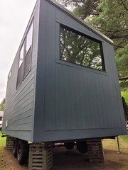 Tiny Home on Wheels, 8×24 Trailer with Hookups, Sleeping Loft