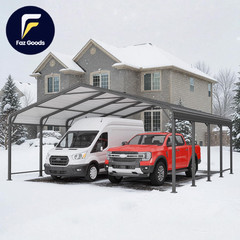 20′ X 20′ Metal Carport with Updated Roof & Enhanced Base Heavy Duty Canopy