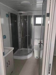 2 Story Glass Walls With Balcony, Kitchen, Bathroom