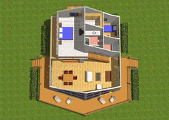 Pre-panelized stick lumber & sheathing house building kit deliverd anywhere FREE