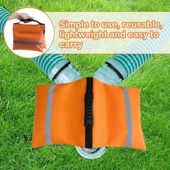 RV Sewer Weight Bag,RV Hose Fastening 9.8 inches x 5.9 inches, orange 1pack