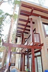 MODERN LOG HOUSE KIT #LH-293 ECO FRIENDLY WOOD PREFAB DIY BUILDING CABIN HOME