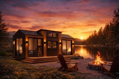 The Storm Premium Tiny Home 323SF Towable Heated Floors $89,900 FREE SHIPPING