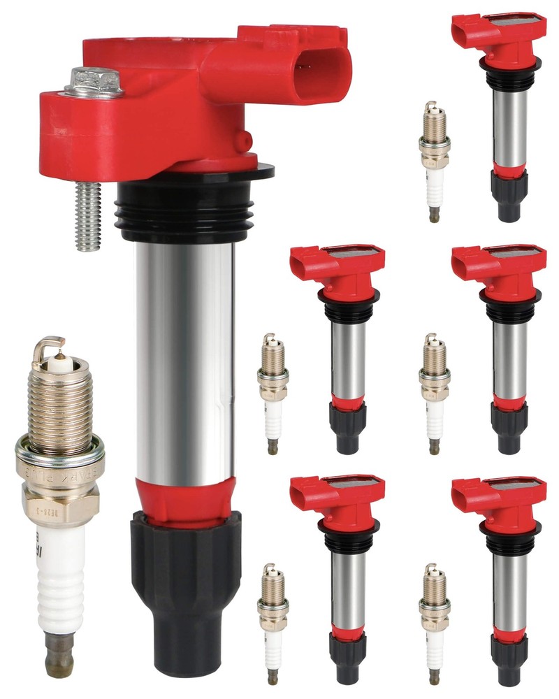 Ignition Coil Packs and Iridium Spark Plugs Fits for Chevrolet Camaro Travers…