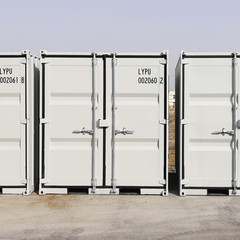 7FT Cubic Shipping Container | Lockable Door & Window | Portable Office | Storag