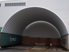 42x40x15 DuroSPAN Steel Building Shipping Container Roof Kit Factory DiRECT