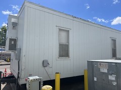 Great Condition Construction Office Trailer w/ OSHA Approved Aluminum Steps