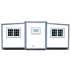 19ftx20ft Expandable Prefab Mobile House w/ Cabinet Mobile Home Container Homes