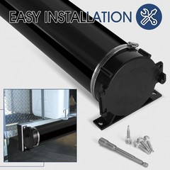 Touri Upgraded RV Adjustable EZ Hose Carrier TR5094BK with 50”-94”, Black