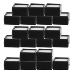 20 Pcs Gems Showcase Box Stone Jewelry Boxes Small Display Holder for