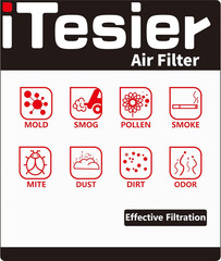 Cabin & Engine Air Filter Kit for Tacoma (2024 2025 2026) 2.4L, 4Runner (2025-20