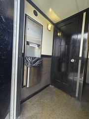 Portable Restroom Trailer, USA Made -2 women stalls, 1 man stall, 3 urinals