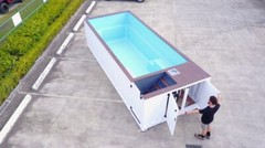 Swimming / Aquarium Pool 20ft. Length Safe Room Designs Catalog