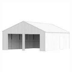 33′ x 25′ x 14′ Outdoor Storage Shed Reinforced Steel Structure Barn Car Garage
