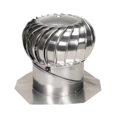 14 In. Mill Aluminum Internally Braced Wind Roof Turbine | Vent Air Internal