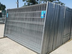 Mobile fence 200 linear meters construction fence construction site security