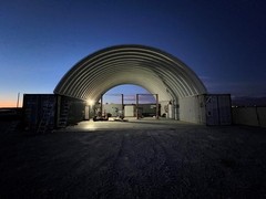 56x40x16 DuroSPAN Steel Building Roof Conex Box Cover Open Ends Direct