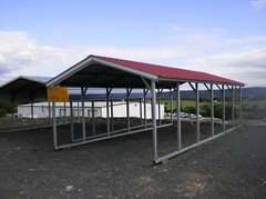 3 separate bay 54X46X16 Metal building (Message for a discounted price)