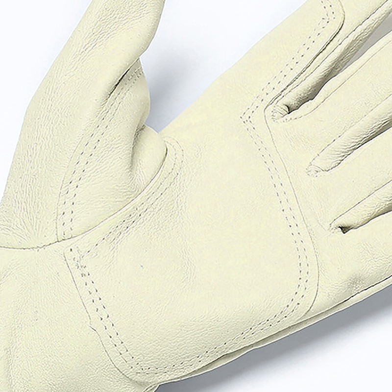 1 Pair Electric Welding Work Gloves Leather Welding Gloves Resistant Work Gloves