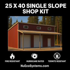 Steel Framed 30 x 100 x 16 Shop Kit, Warehouse Kit ON SALE NOW !!!