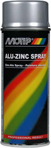 Zinc Aluminium Spray, 400ml. Motip