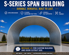 35x50x16 DuroSPAN Steel BLDG Workshop Pole Barn Alternate Garage Factory DiRECT
