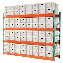 Global Industrial Record Storage Rack Starter Letter Legal 120″W x 36″D x 96″H