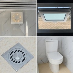 Bastone Private Toilet Stalls w/ Sink &Showers Mobile Toilet Portable Restrooms