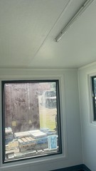 20ft Steel Prefabricated Modular Office Building Modern w/ AC, Dual Pane Windows