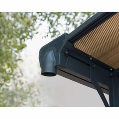 NEW! Carport Patio Cover Kit, Arcadia Series, 16′ 6″L X 11′ 1″W!!