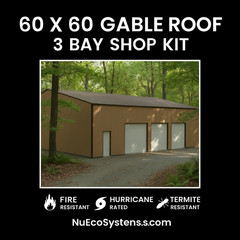 Steel Framed 30 x 100 x 16 Shop Kit, Warehouse Kit ON SALE NOW !!!