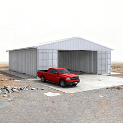 40x36x13′ Shipping Container Roof Kit Heavy Duty Steel Shelter No Containers