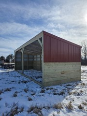 Horse Run-in – Livestock Shelter – Goat Shed – Sheep Shed 10×28