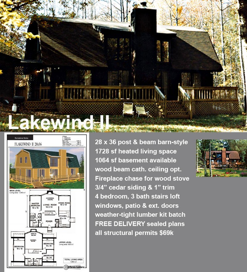 The Lakewind , wood shell Kit Lumber batch. FREE Del. Continental USA!!