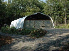 25x20x14 DIY DuroSPAN Steel Off Grid Homestead Barn Open Ends Factory DiRECT