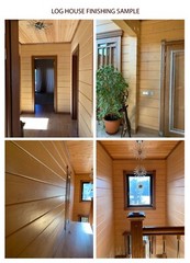 MODERN WOODEN HOUSE KIT #LH-219 ECO FRIENDLY WOOD PREFAB DIY BUILDING CABIN HOME