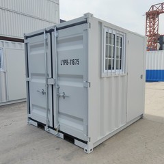 7FT Cubic Shipping Container | Lockable Door & Window | Portable Office | Storag