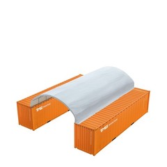 20x40ft Waterproof PVC Fabric Shelter, 17oz Fire Retardant UV Shield
