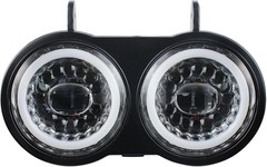 Buell XB Motorcycle LED Headlight Dual Halo White