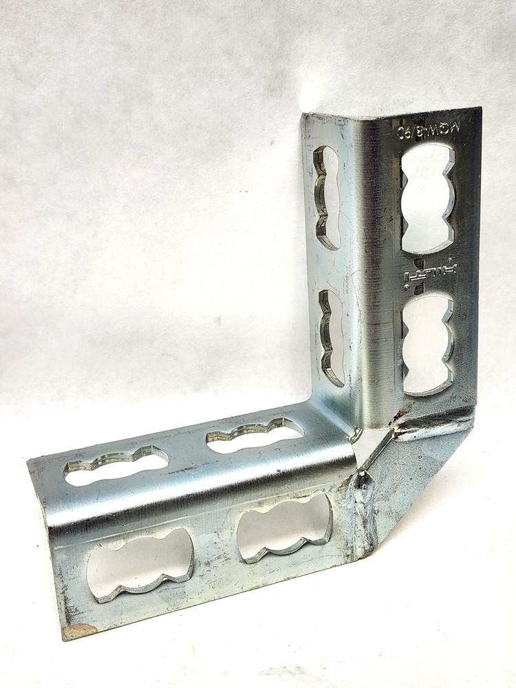 NEW – HILTI MQW-8/90 90° DEGREE EIGHT 8 HOLE RIGHT ANGLE BRACKET CONNECTOR
