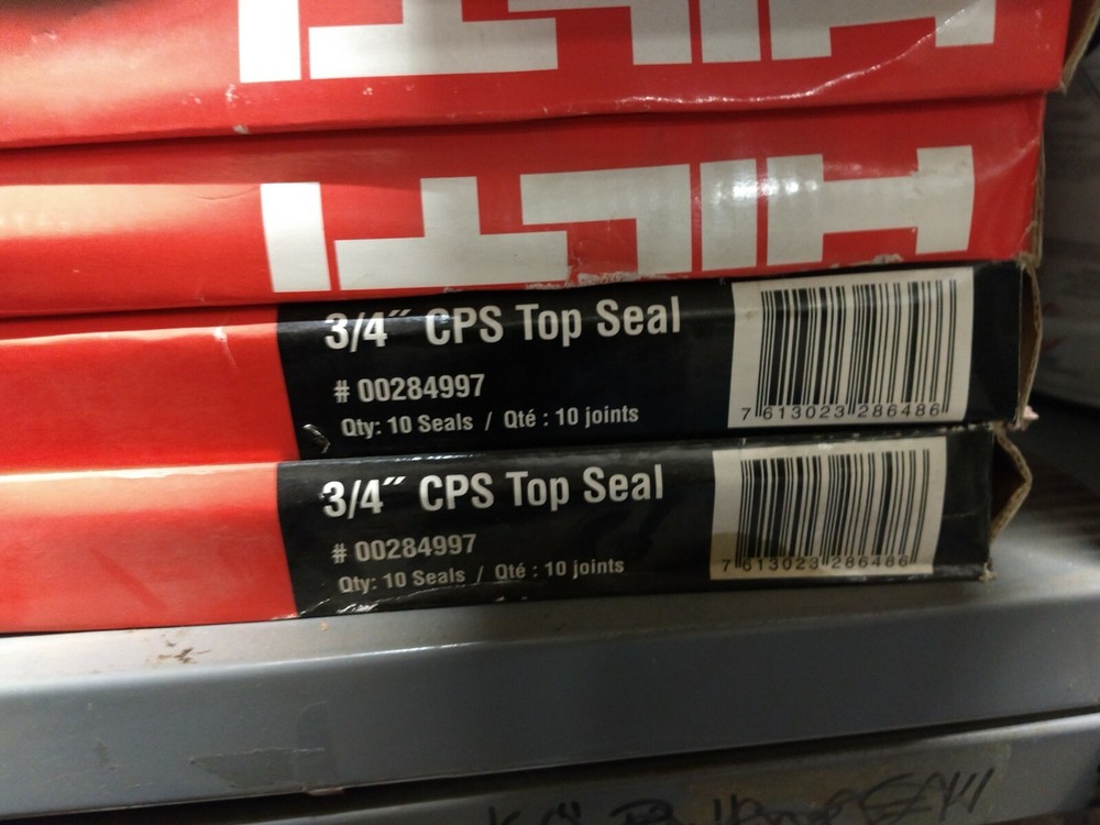 HILTI 3/4″ CPS Top Seal, fire protection system #3425403, box of 10 seals,