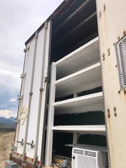 53′ Box Semi Trailer Off Grid Tiny Home or Construction Office 1 bed 1 bath