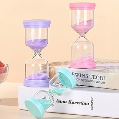 1PC 3/5/10/15/30 Minutes Colorful Sandglass Children Kid Gift Toy Sand Timer Hou