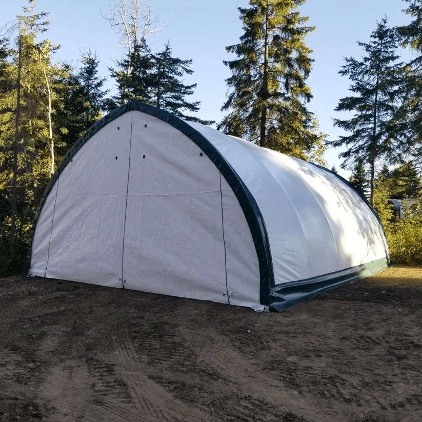 20’x30’x12′ Single Truss Storage Shelter 15oz PVC Fabric Hoop Building