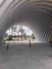 25x30x14 DuroSPAN Steel Arch Clear Span Building Kit Workshop End Walls included